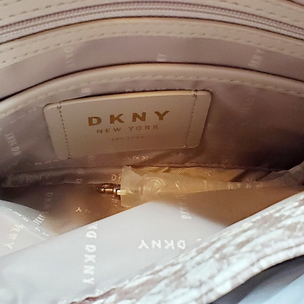 DKNY Paige Faux Snake Satchel - Picture 10 of 13